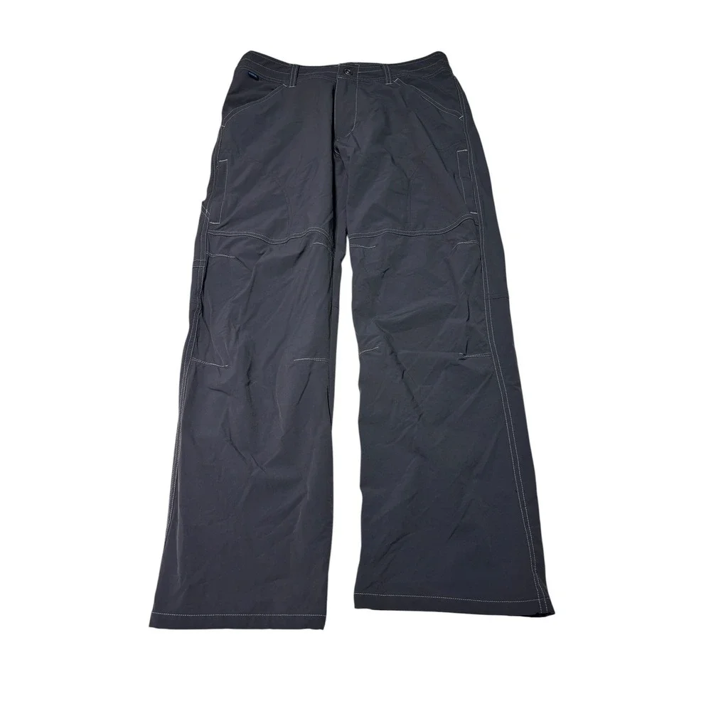 Kuhl Born In The Mountains Hiking Pants Mens 34x30 Charcoal Grey Nylon Stretch